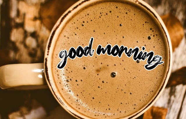 good morning hot coffee images