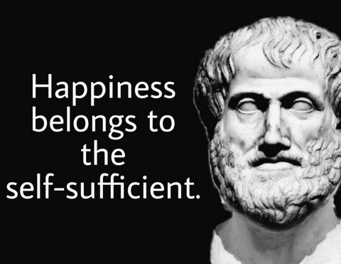 Aristotle quote on happiness 
