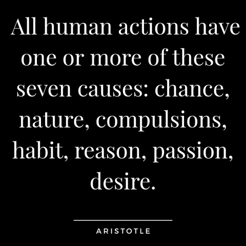 Aristotle quote on life thoughts