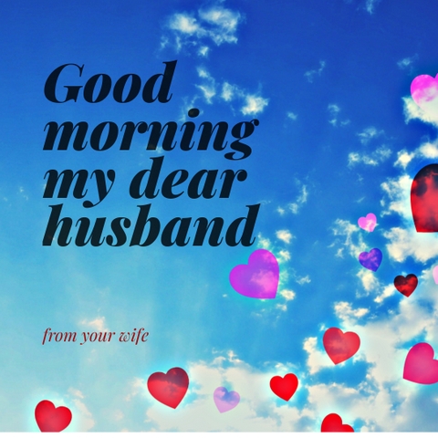 Good morning images for husband love