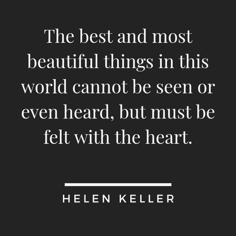 quote about love by life by helen keller