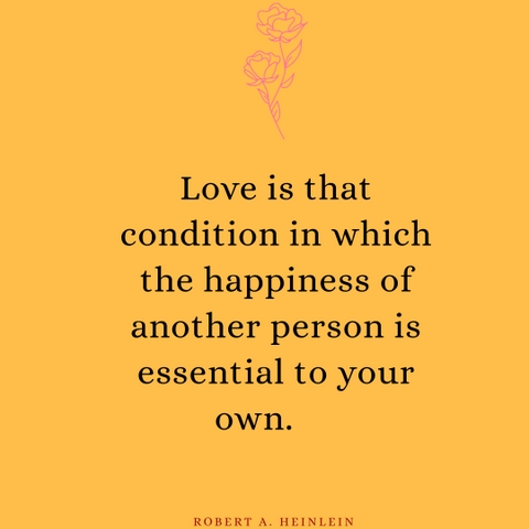 inspirational quote about love by robert a. heinlein
