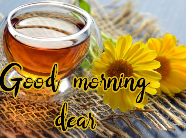Good morning dear tea image