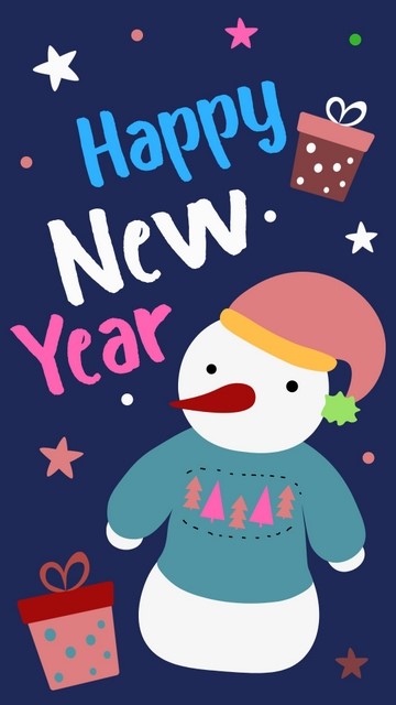funny happy new year images cartoon
