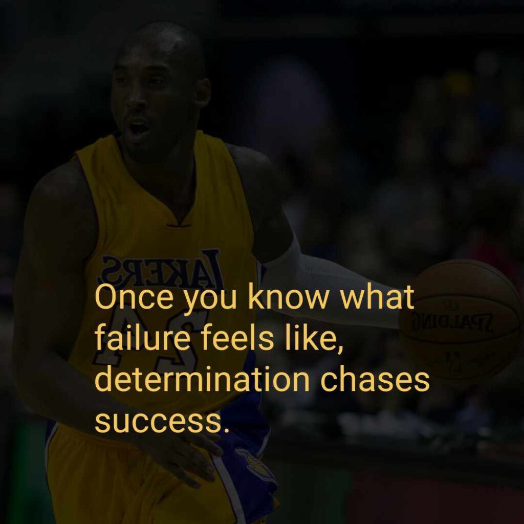 Kobe Bryant quote on failure and succes
