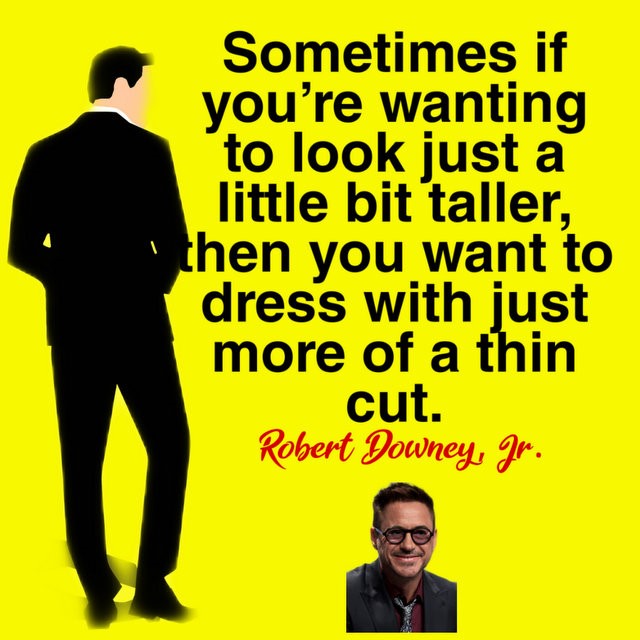 Quote on taller by Robert Downey Jr.