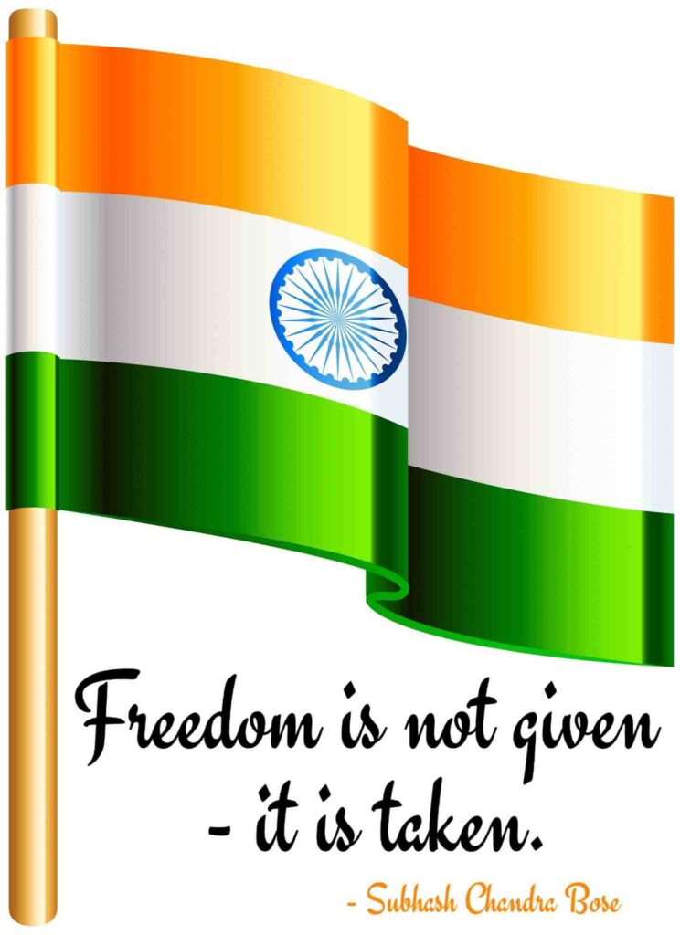 Freedom is not given - it is taken