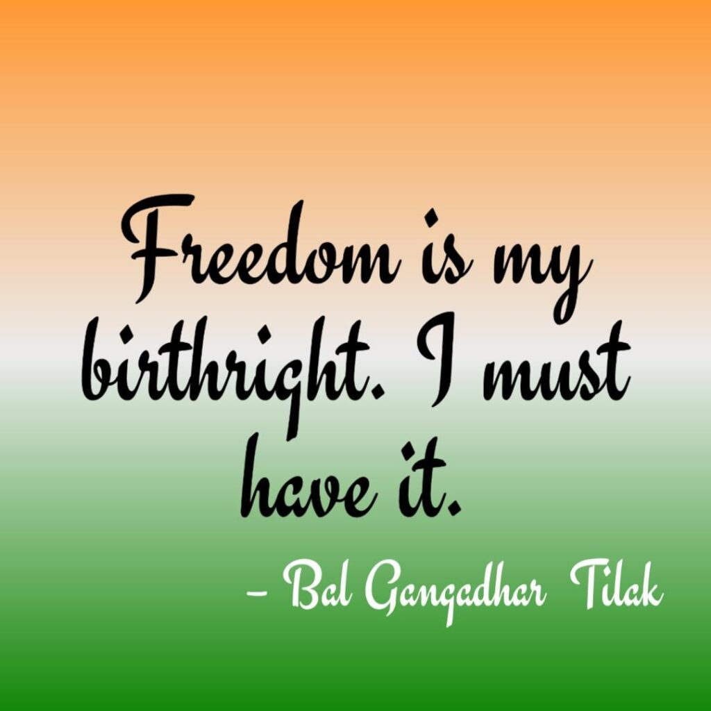 Short quotes on indian independence day  